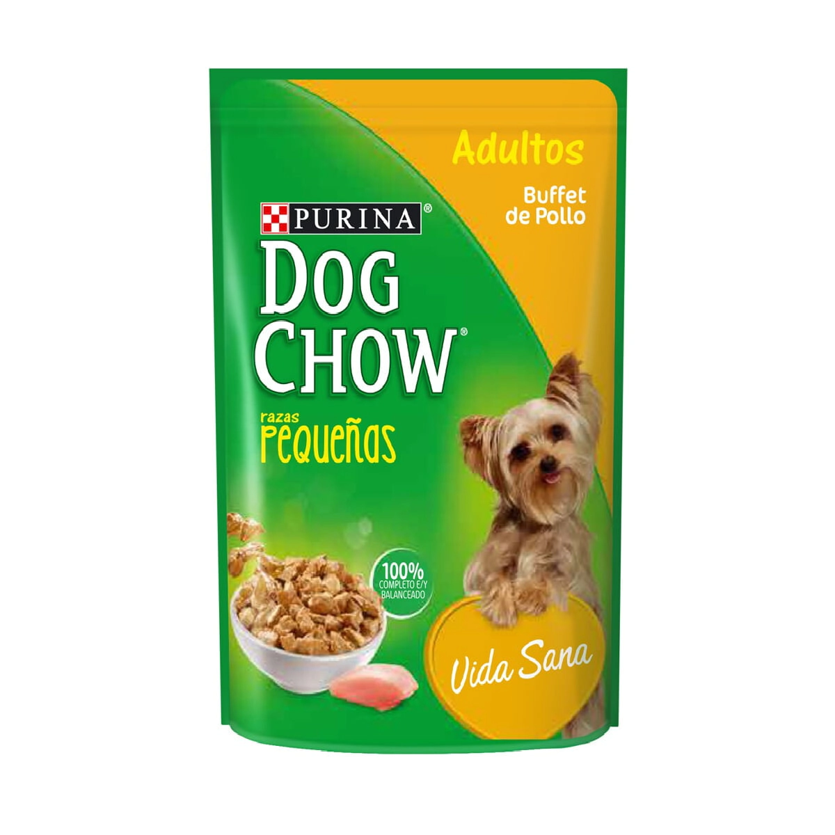 Alimento Purina Dog Chow Adulto Raza Peque�a Buffet sabor Pollo x 100gr