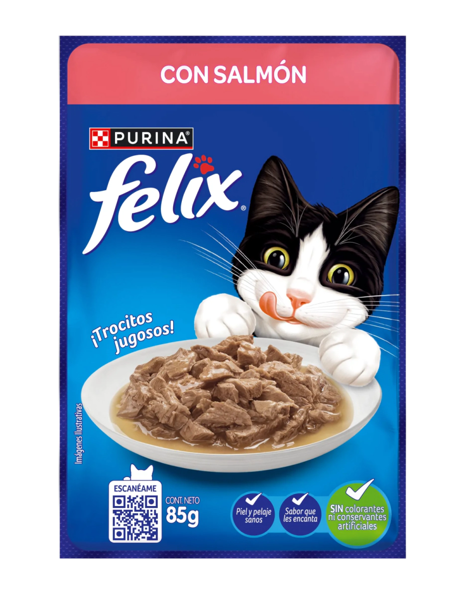 Pouch FELIX Sensaciones de Salm�n en Salsa Pouch x 85 gr      