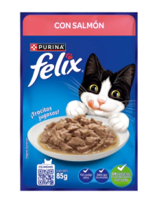 Pouch FELIX Sensaciones de Salm�n en Salsa Pouch x 85 gr      