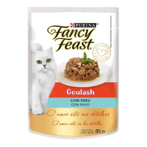 Alimento H&uacute;medo Purina FANCY FEAST Goulash Pavo Gato Adulto x 85gr      