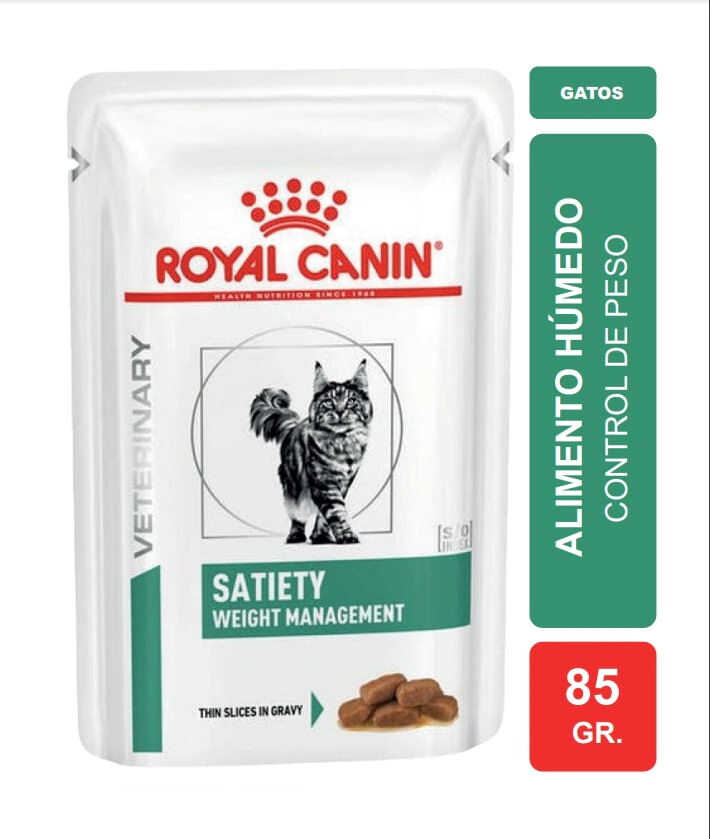 Alimento H�medo Royal Canin Gato Satiety Feline Weight Management Pouch x 85gr