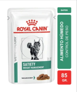 Alimento H&uacute;medo Royal Canin Gato Satiety Feline Weight Management Pouch x 85gr