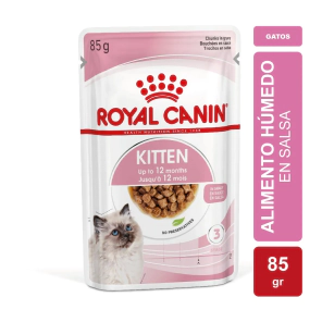 Alimento H&uacute;medo Royal Canin Gato Kitten Pouch x 85gr