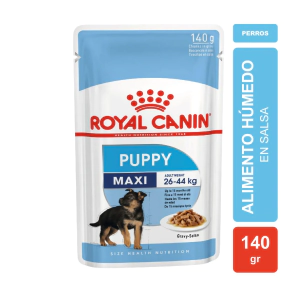 Alimento H&uacute;emdo Royal Canin Perro Maxi Puppy Pouch x 140 gr      