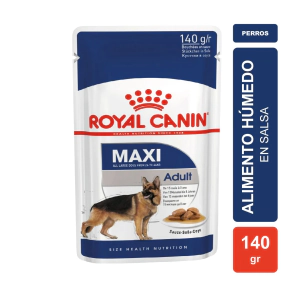 Alimento H&uacute;medo Perro Maxi Adulto Pouch x 140 gr      