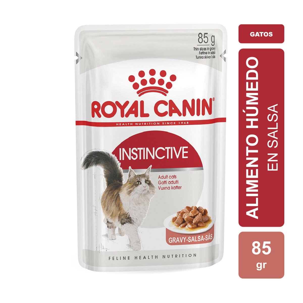 Alimento H�medo Royal Canin Gato Instinctive Pouch x 85gr
