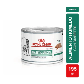Alimento H&uacute;medo Royal Canin DIABETIC SPECIAL Lata x 195gr      