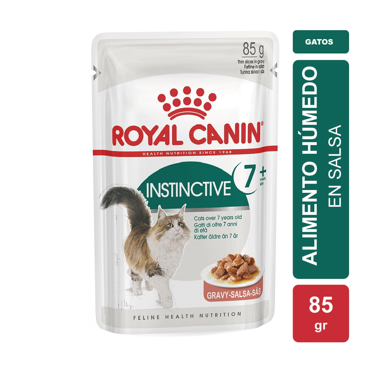 Alimento H�medo Royal Canin Gato Instinctive+7 Pouch x 85gr