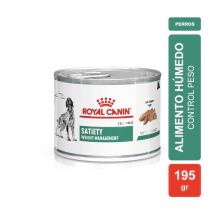 Alimento H�medo Royal Canin Satiety Lata x 195gr      