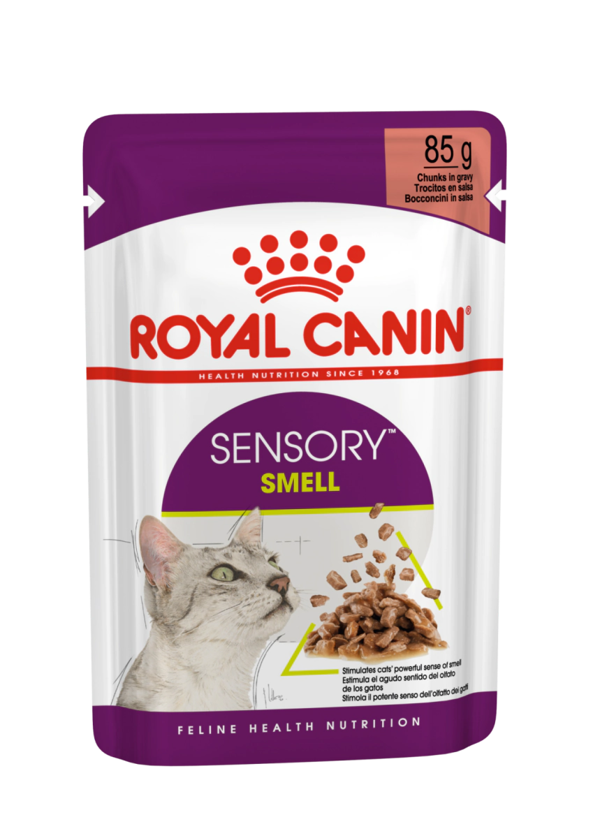 Alimento H�medo Royal Canin Gato Sensory Smell Pouch x 85gr