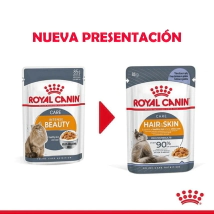 Alimento H&uacute;medo Royal Canin Gato EX Intense Beauty / Hair & Skin Care Pouch x 85gr
