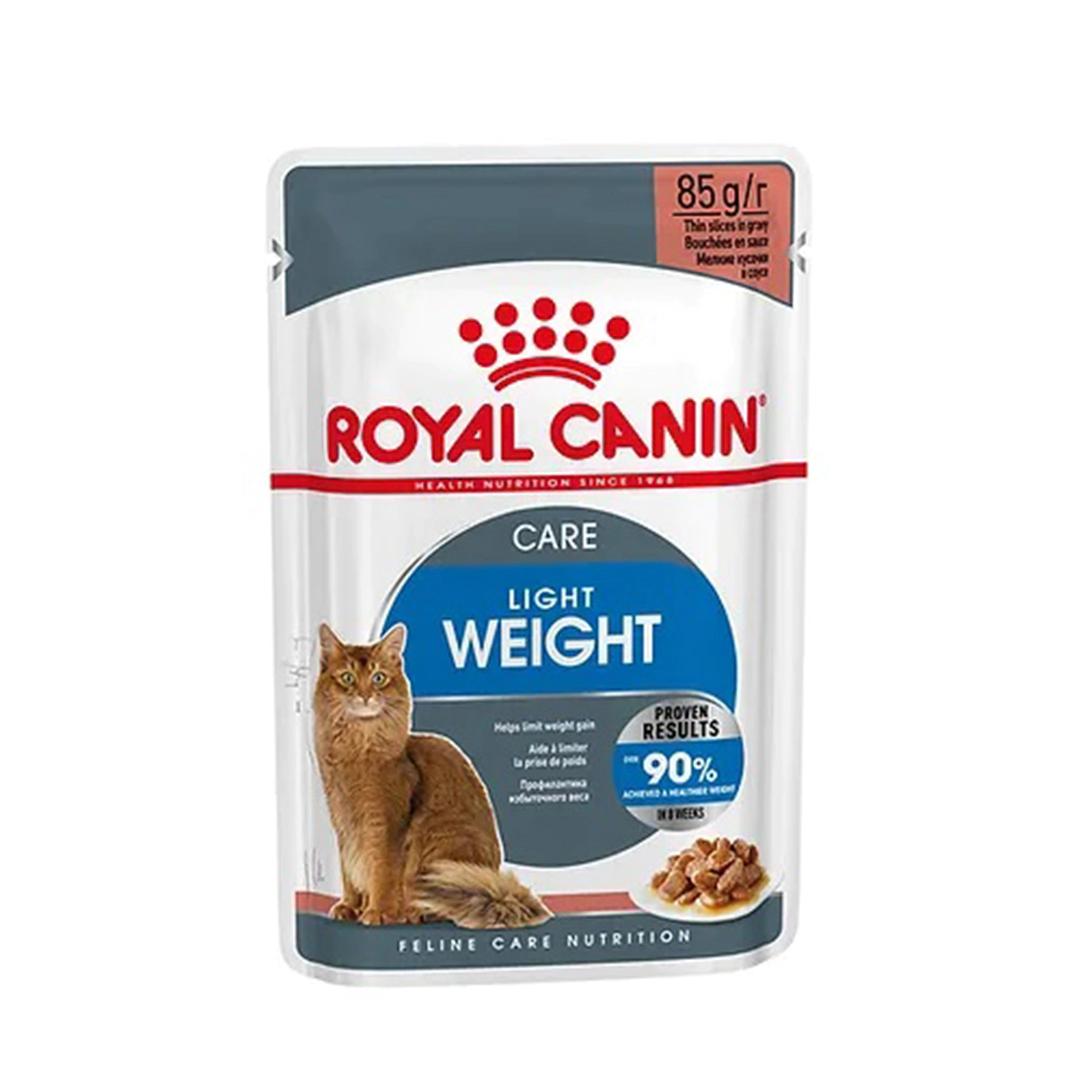 Alimento H�medo Royal Canin Gato Light Weight Care Pouch x 85gr 