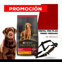 Alimento Purina Pro Plan Perro Adulto Raza Mediana x 15kg + PRETAL MEDIANO PRO PLAN DE REGALO