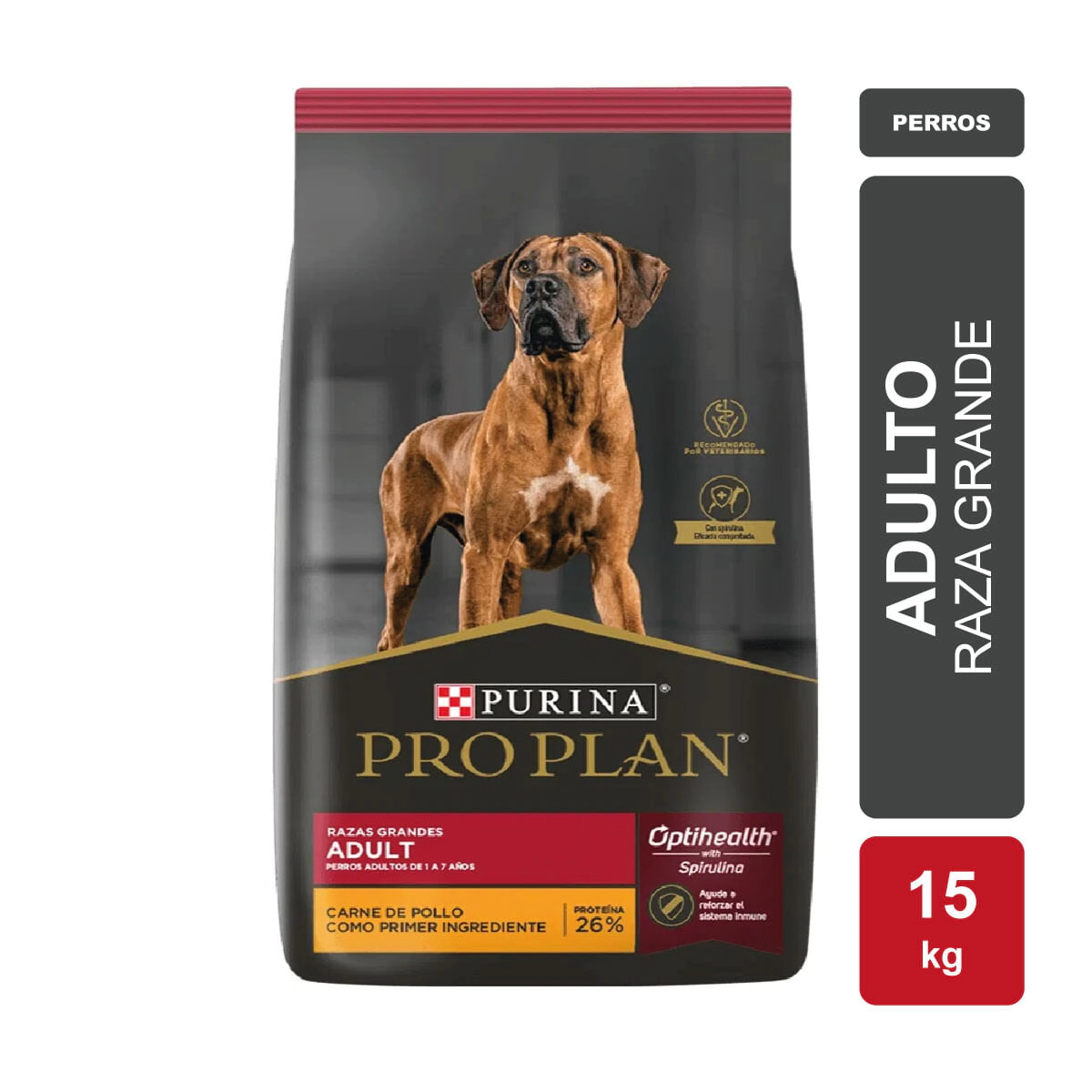 Alimento Purina Pro Plan Perro Adulto Raza Grande x 15kg