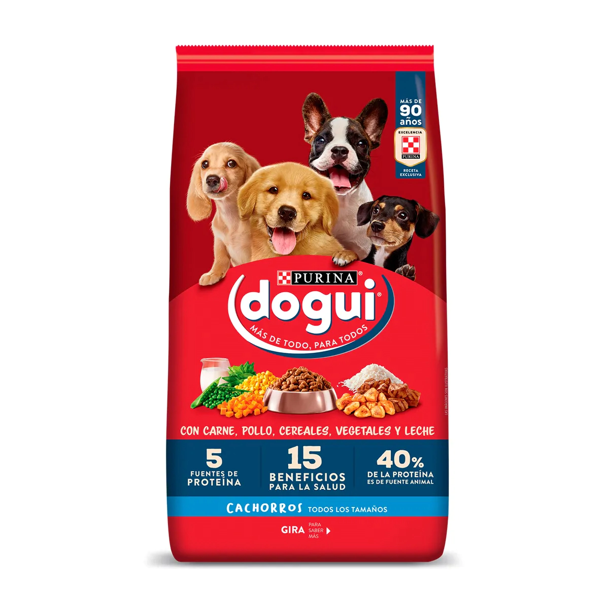 Alimento Purina Dogui Cachorro Carne, Cereales y Leche x 21kg