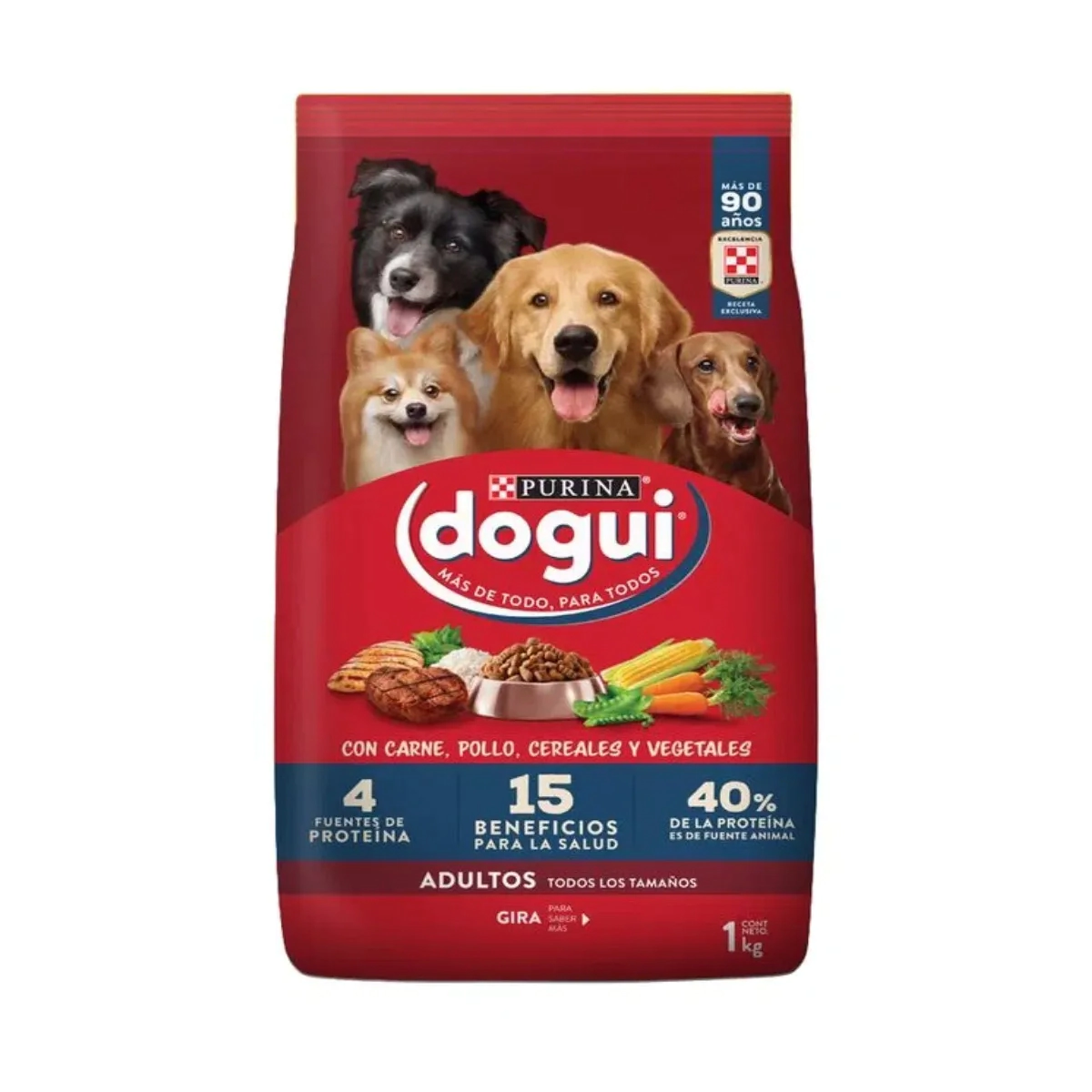 Alimento Purina Dogui Perro Adulto Carne Pollo Cereal y Vegetales x 21kg