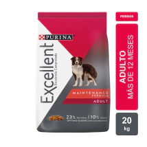 Alimento Purina Excellent Perro Adulto F&oacute;rmula Mantenimiento x 20kg