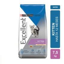 Alimento Purina Excellent Gato Kitten sabor Pollo x 7,5kg