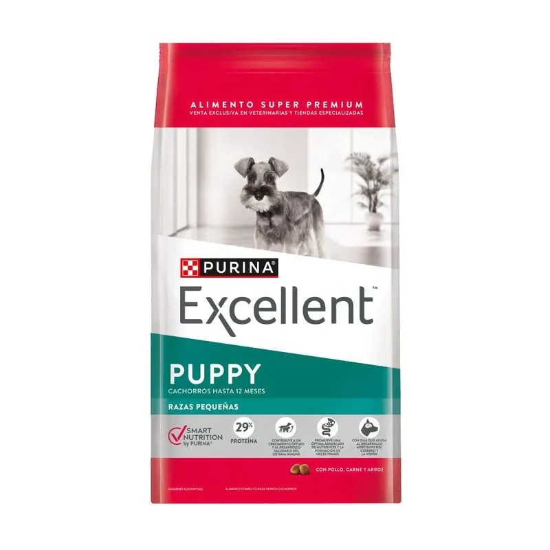 Alimento Purina Excellent Perro Cachorro Raza Peque�a x 3 kg