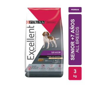 Alimento Purina Excellent Perro Senior x 3kg