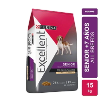 Alimento Purina Excellent Perro Senior x 15kg