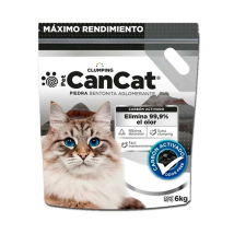 Piedra Sanitaria con Bentonita CanCat Carbon Activado x 6Kg      