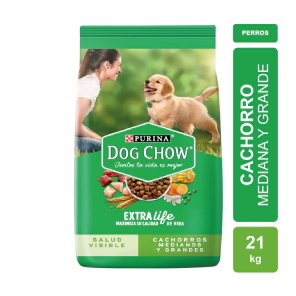 Alimento Purina Dog Chow Cachorro Gran Comienzo Raza Mediana y Grande x 21kg