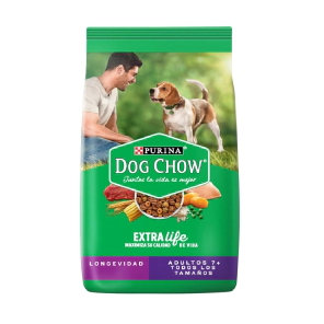 Alimento Purina Dog Chow Adulto 7+ Longevidad Todos los tama&ntilde;os x 21kg