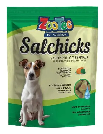Bocaditos Salchicks Pollo/Cerdo x 100 gr ZOOTEC      