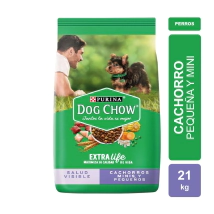Alimento Purina Dog Chow Cachorro Gran Comienzo Raza Mini y Peque&ntilde;a x 21kg.