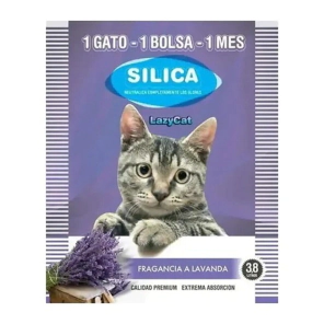 Piedra Sanitaria Silica Lazy Cat aroma Lavanda x 3.8lt